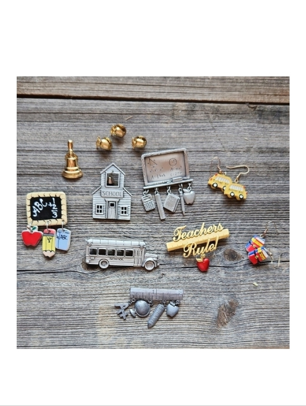 Teachers Vintage Brooches Bundle Lot‎